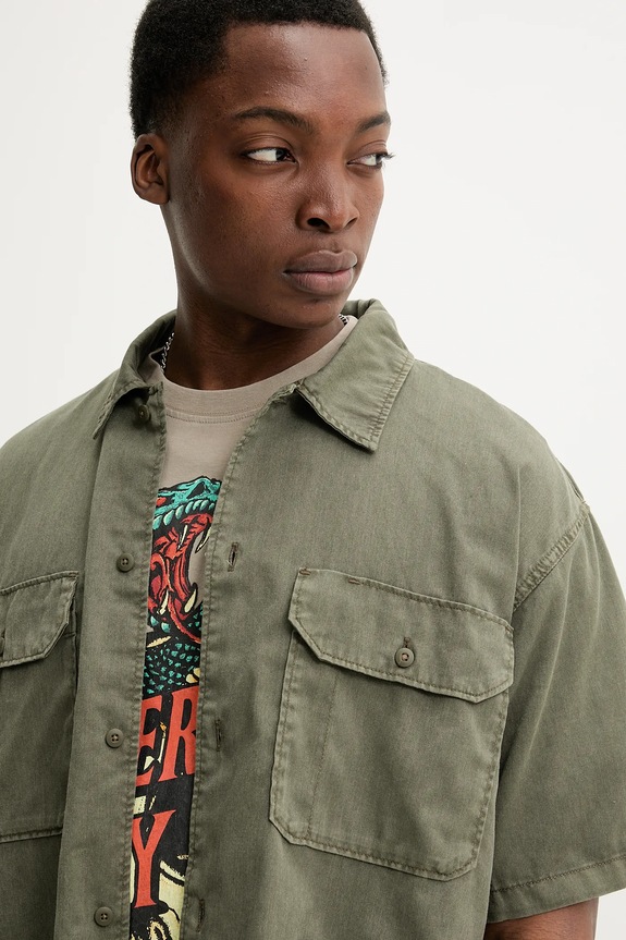 Dickies camicia verde DK0A4Z7QMGR1