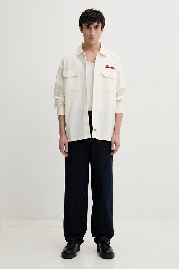 Dickies camicia in cotone DK0A4Z7PC481 beige SS25