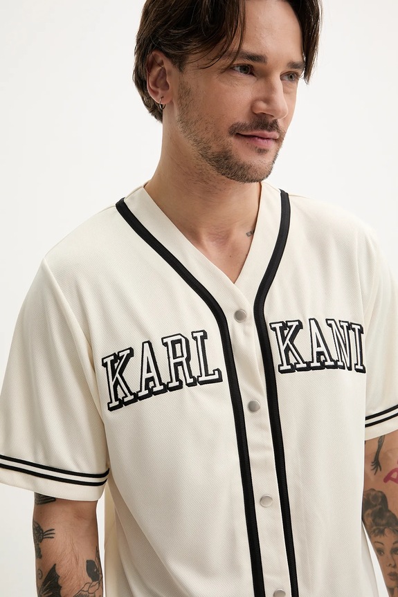 Košeľa Karl Kani béžová 60350106