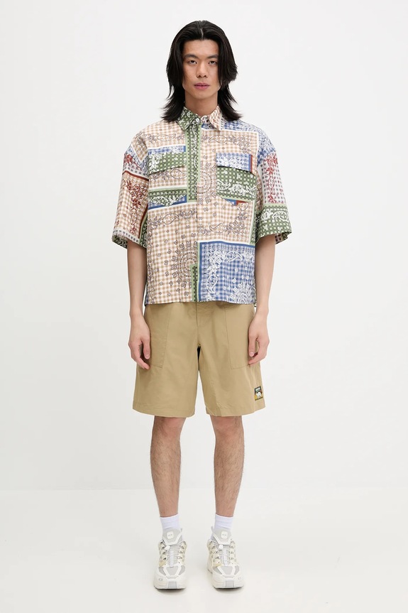 Риза RHUDE Bandana Boxy Work RHSS25SR05217 многоцветен