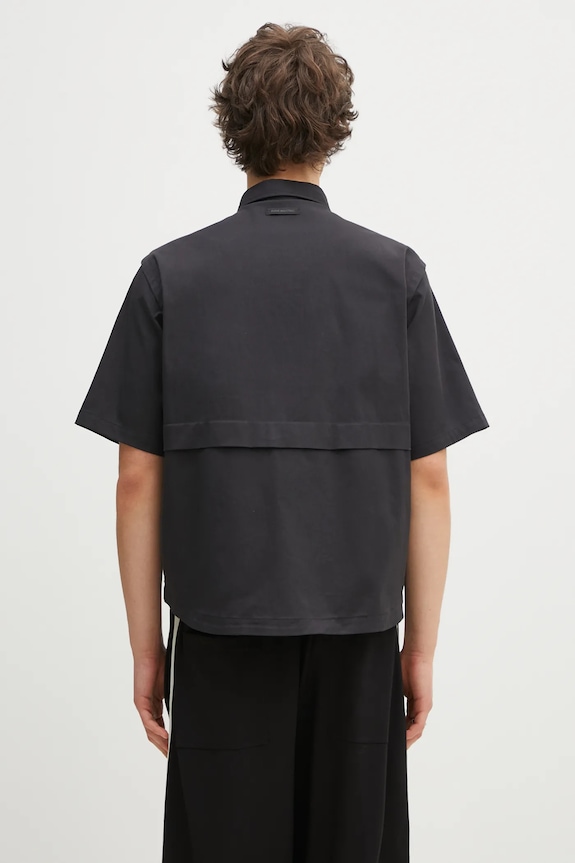 Ρούχα Πουκάμισο Alpha Industries Short Sleeve Utility Shirt 756117.03 μαύρο