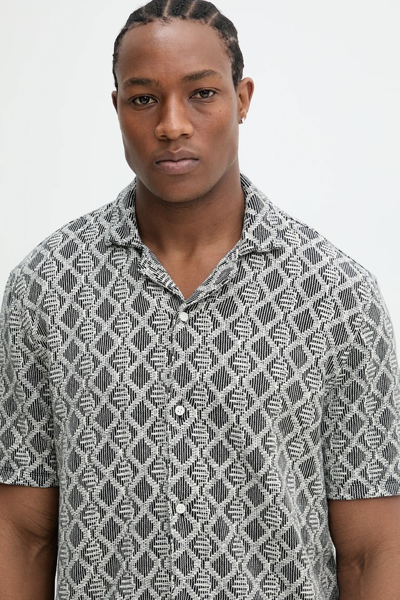 Hollister Co. camicia in cotone nero KI325.5015.909
