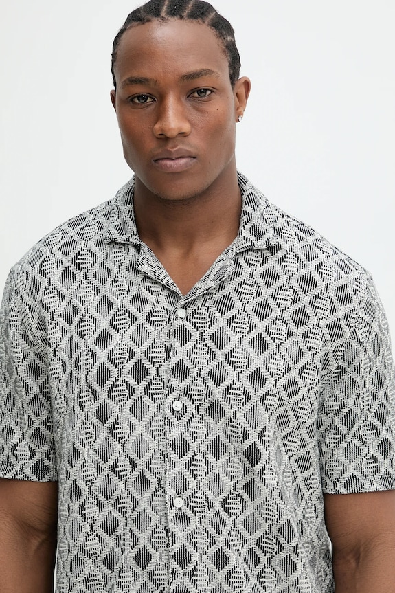 Hollister Co. camicia in cotone nero KI325.5015.909