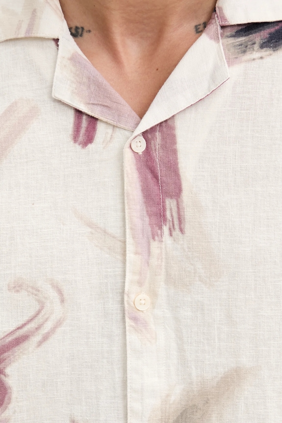 Hollister Co. camicia di lino KI325.5060.107 beige