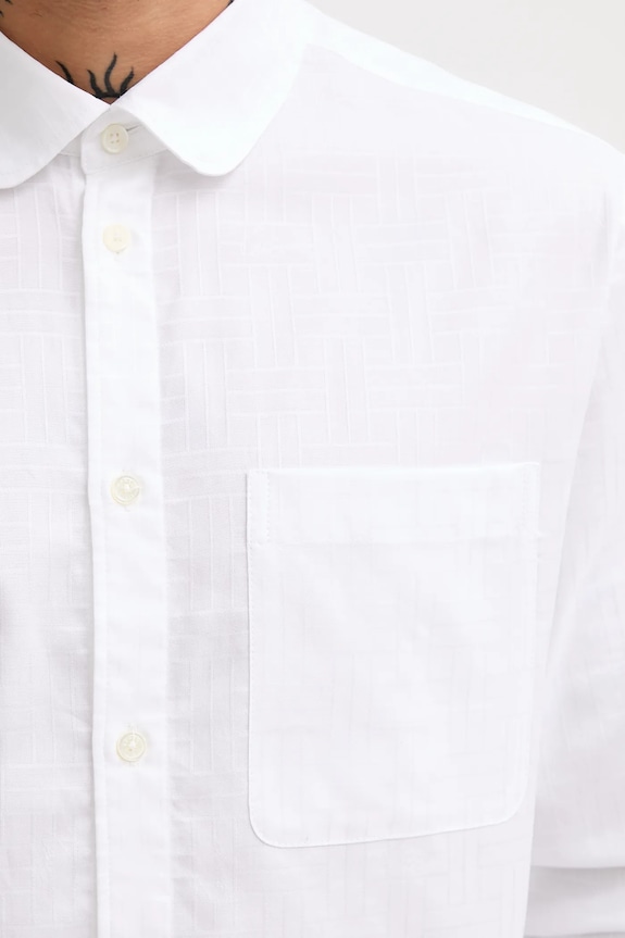 Kenzo koszula bawełniana FF55CH2029JA.01 biały