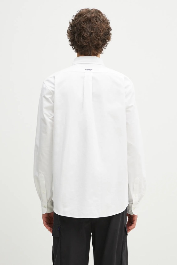 Clothing Kenzo cotton shirt FF55CH4109LO.01 white