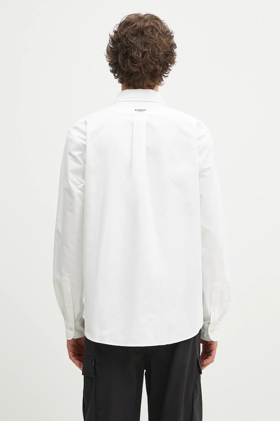 Clothing Kenzo cotton shirt FF55CH4109LO.01 white