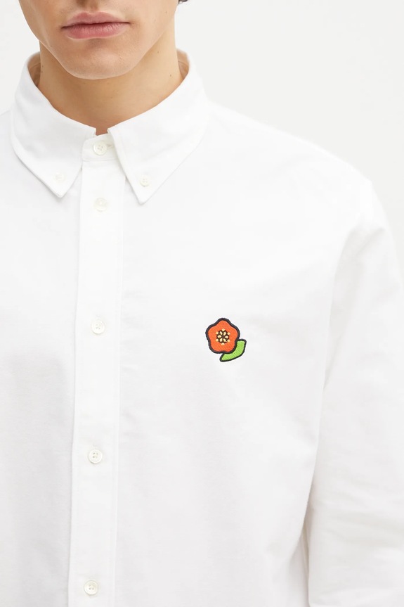 Kenzo cotton shirt white FF55CH4109LO.01
