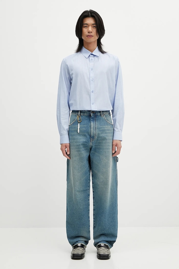 Martine Rose cotton shirt Classic 401WS15509 blue