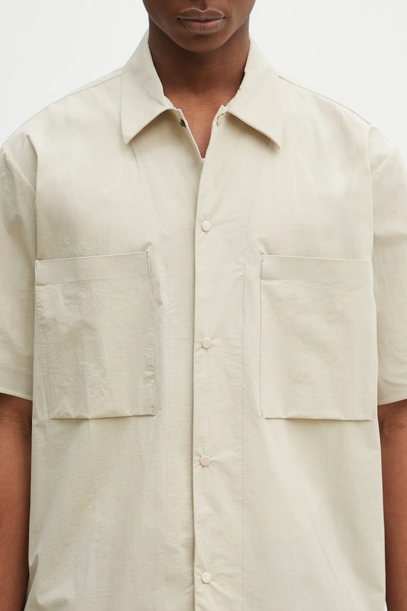 Norse Projects koszula Hermann Travel Light SS beżowy N40.0824.0920