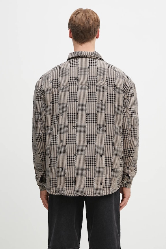 Odzież Daily Paper kurtka Quilted Shield Ls Shirt 2511020 beżowy