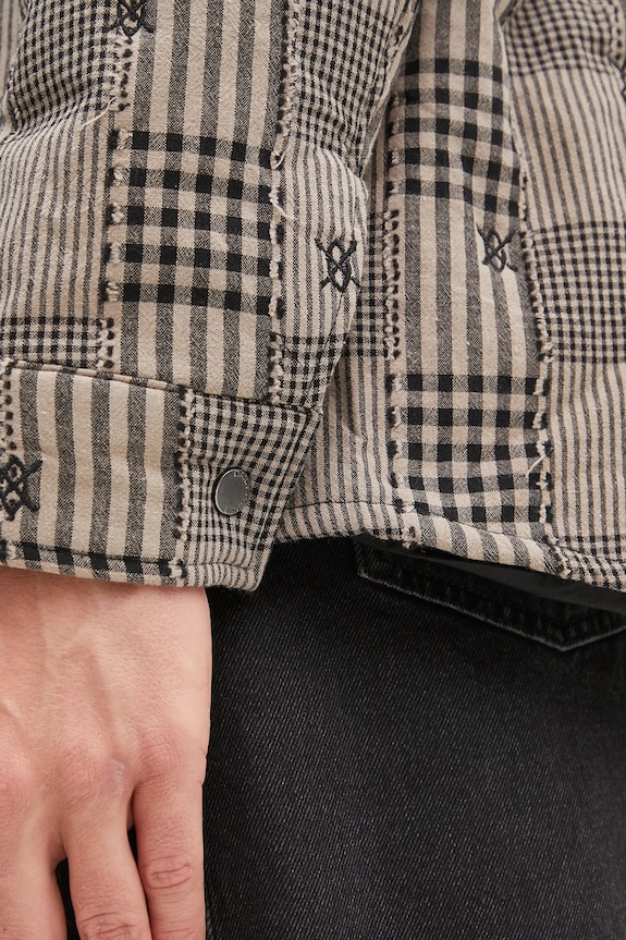 Daily Paper kurtka Quilted Shield Ls Shirt 2511020 beżowy
