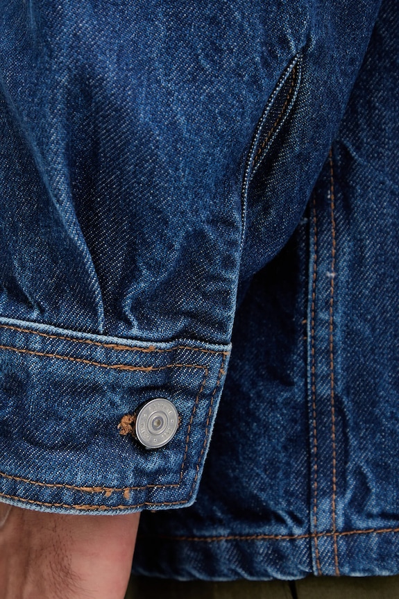 Lacoste camicia di jeans CH9222 blu navy