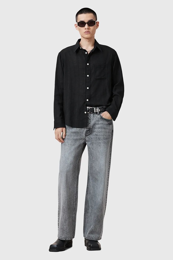 Bavlnená košeľa AllSaints KARMI M040SC