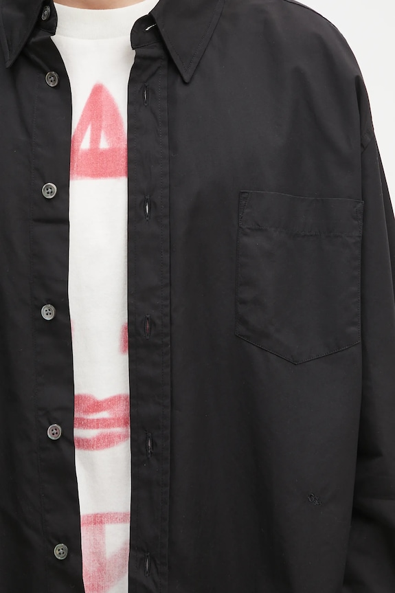 Our Legacy cotton shirt Beyond Bd black M2252BBE