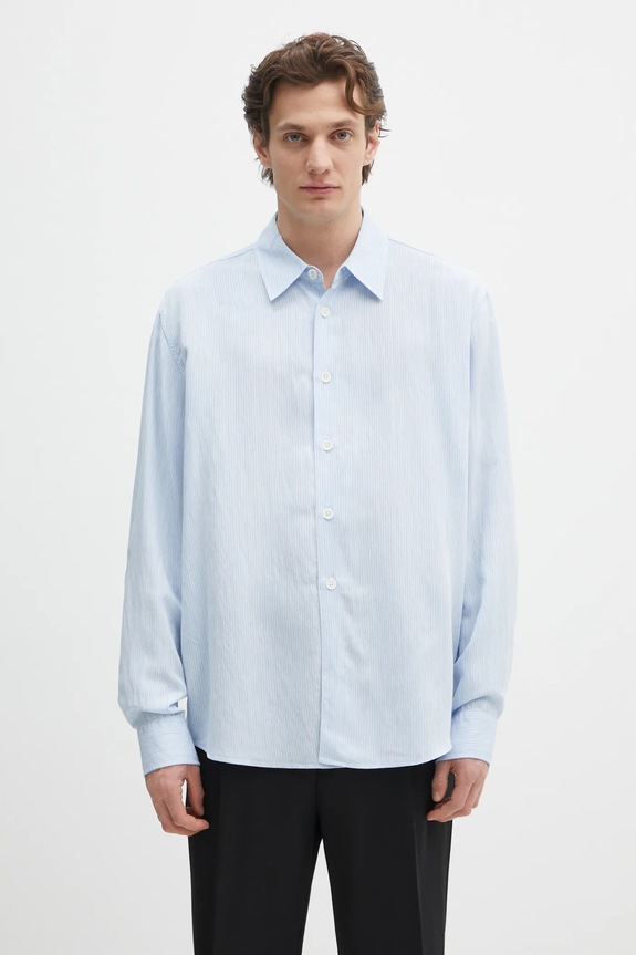 Our Legacy shirt Beyond relaxed blue M2252BS