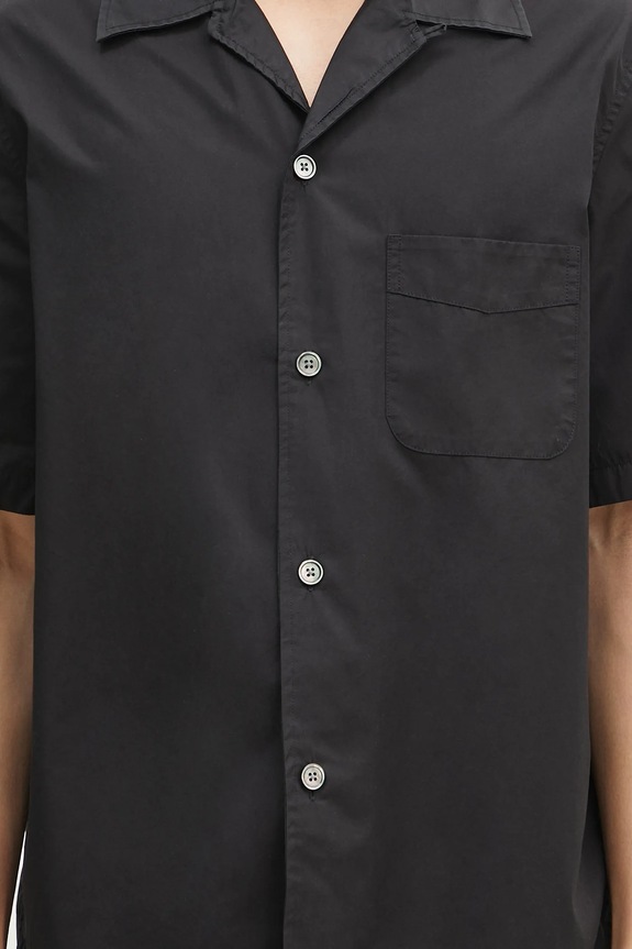 Памучна риза Our Legacy Heusen черен M2252HBE