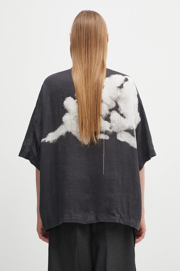 Одяг Сорочка з льону Undercover Shirt/blouse UC1E4401.1 чорний