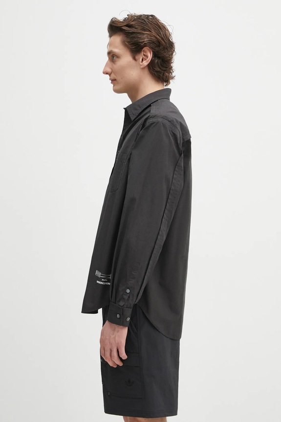 Хлопковая рубашка Undercover Shirt/blouse UP1E4410 чёрный SS25