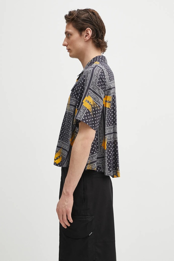 Риза Undercover Shirt/blouse UP1E1406 тъмносин SS25