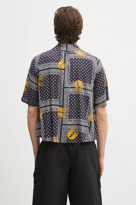 Дрехи Риза Undercover Shirt/blouse UP1E1406 тъмносин