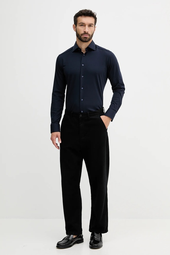 Košeľa Eton 10001177628 tmavomodrá SS25