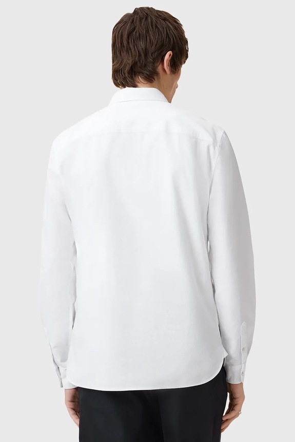 Pamučna košulja AllSaints HAVEN bijela M123SC