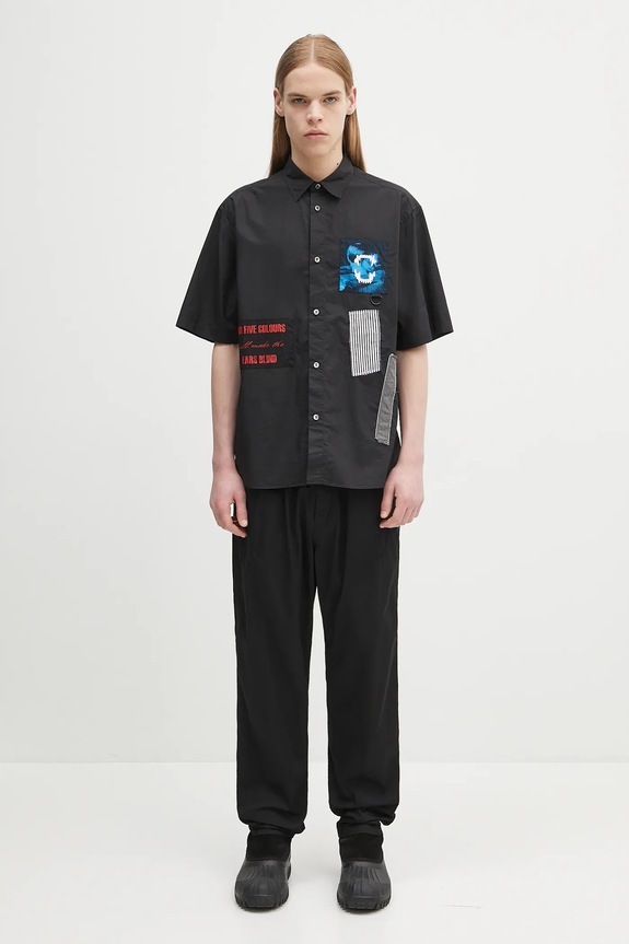 Košeľa Undercover Shirt UP1E4407.1 čierna