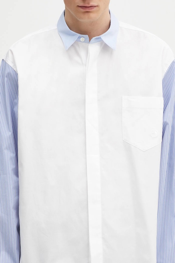 Bavlněná košile AMBUSH Layered Shirt bílá 12115296