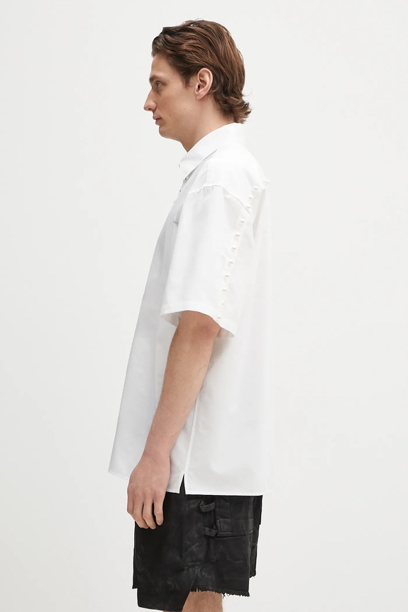 AMBUSH koszula Pearl Button Shirt 12115313 biały SS25