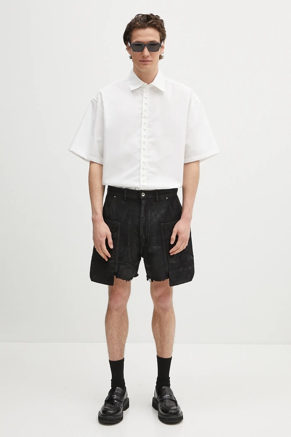 AMBUSH koszula Pearl Button Shirt 12115313 biały