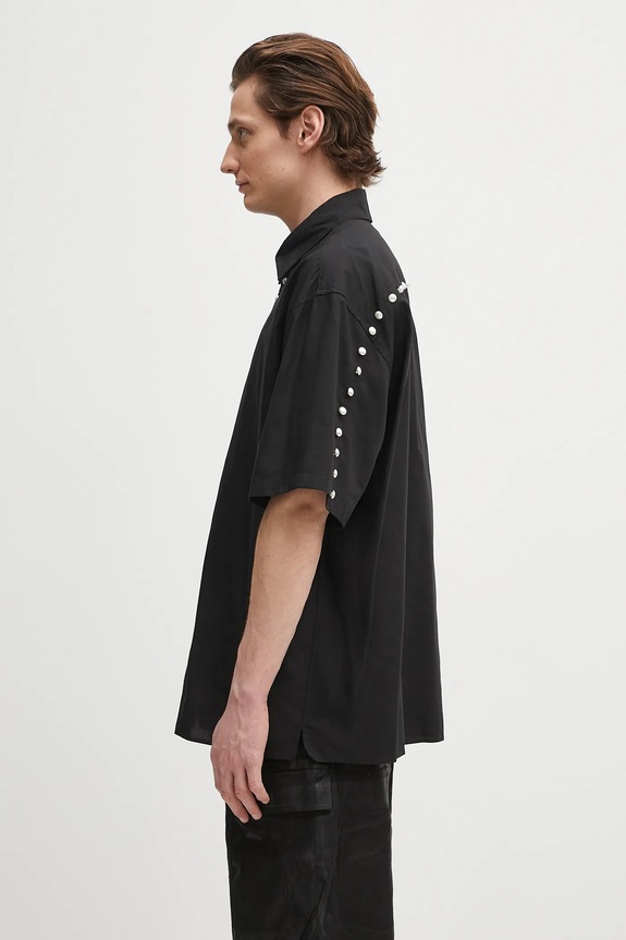 Πουκάμισο AMBUSH Pearl Button Shirt 12115313 μαύρο SS25