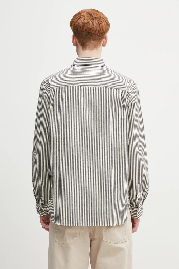 Clothing A.P.C. cotton shirt Surchemise Malo COHGG.H32023 beige
