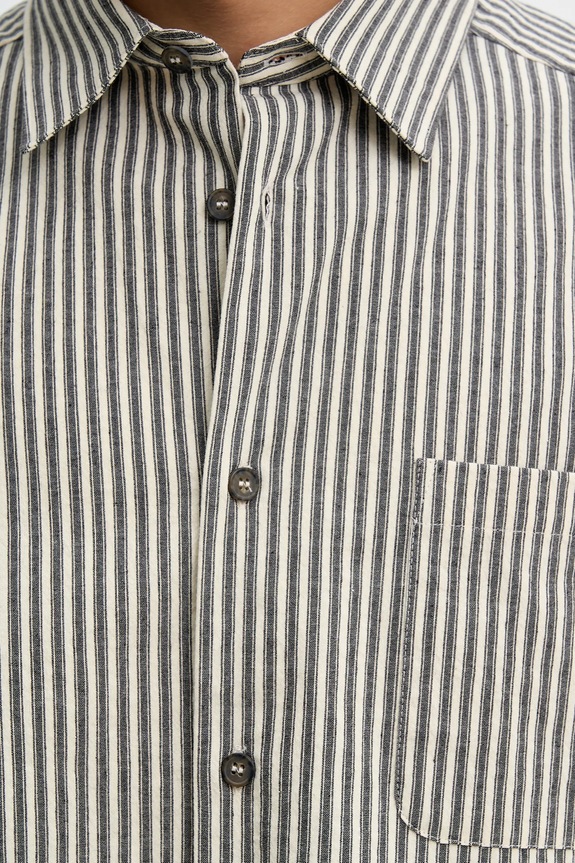 Bavlnená košeľa A.P.C. Surchemise Malo COHGG.H32023 béžová