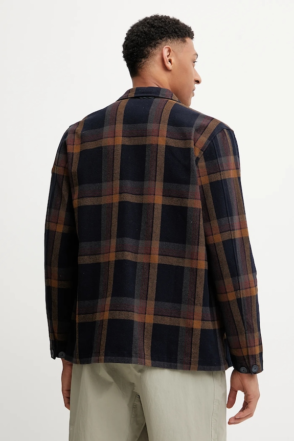 Îmbrăcăminte Fjallraven geacă cu aspect de cămașă Singi Flannel Overshirt M F12600226.555.265 bleumarin
