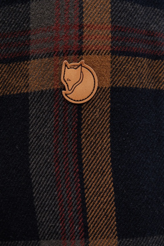 Fjallraven geacă cu aspect de cămașă Singi Flannel Overshirt M F12600226.555.265 bleumarin