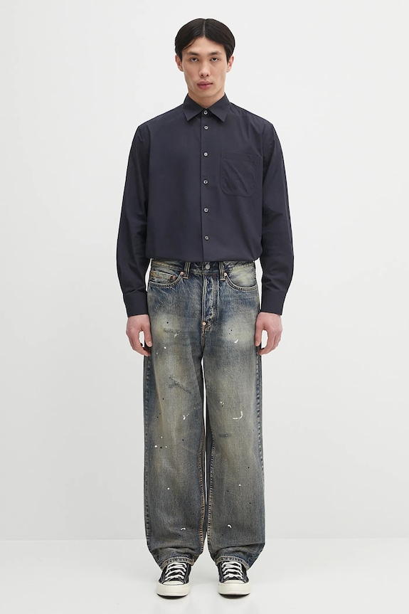 Paul Smith camicia in cotone M1R.428Z.P02630 blu navy