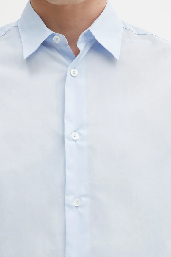 Paul Smith koszula bawełniana niebieski M1R.901U.P02649