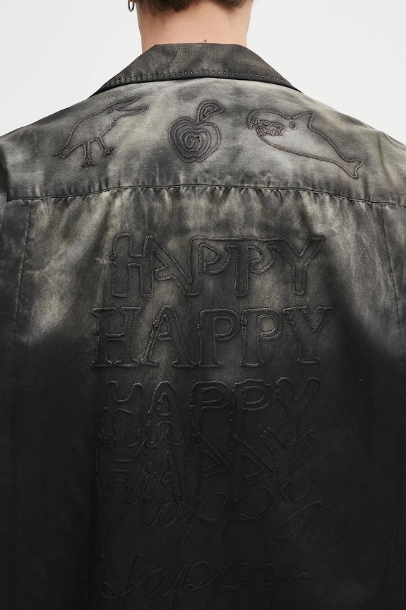 Košile Maison MIHARA YASUHIRO Bowling S/S Shirts černá J14SH186