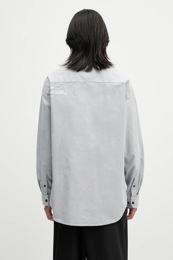 Clothing AAPE cotton shirt Now Long AAPSTM8512XXO black