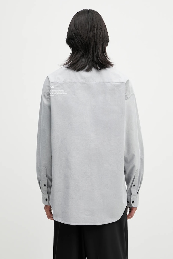 Clothing AAPE cotton shirt Now Long AAPSTM8512XXO black