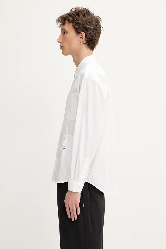 NEIGHBORHOOD camicia in cotone Plain Shirt Ls 251SPNH.SHM03 bianco SS25
