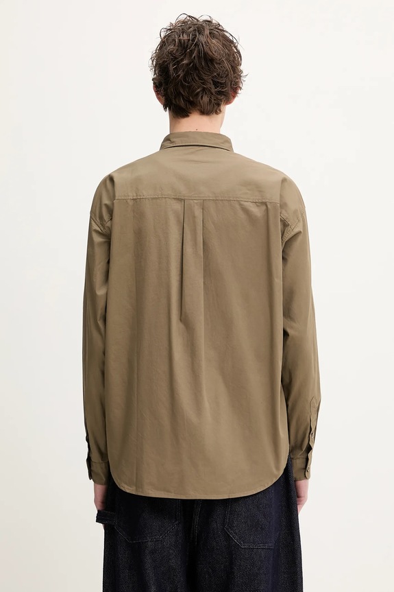 Abbigliamento NEIGHBORHOOD camicia in cotone Plain Shirt Ls 251SPNH.SHM03 marrone