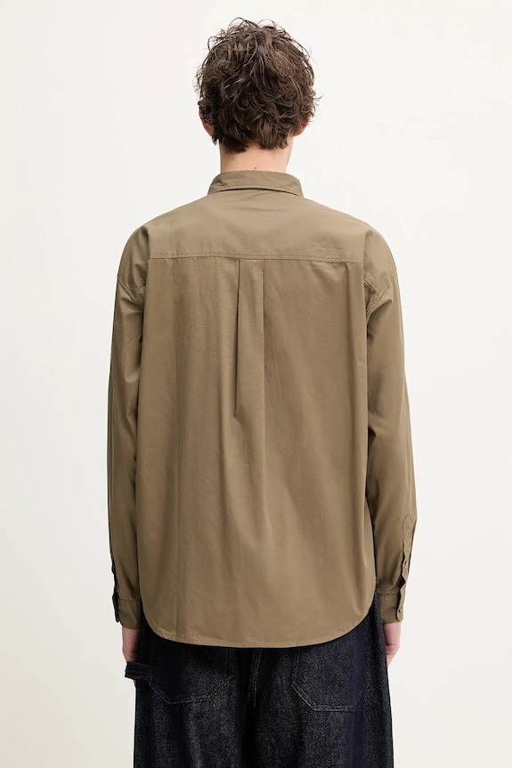 Abbigliamento NEIGHBORHOOD camicia in cotone Plain Shirt Ls 251SPNH.SHM03 marrone
