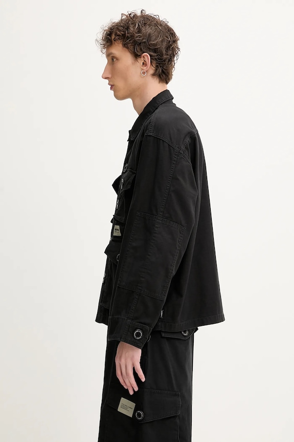 NEIGHBORHOOD cotton shirt Bdu Shirt Ls 251SPNH.SHM04 black SS25