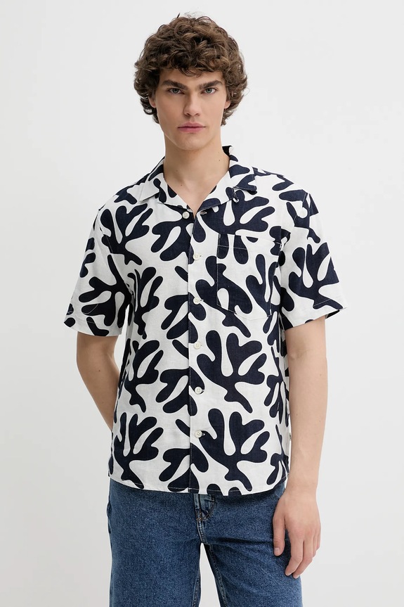 Πουκάμισο Solid casual λευκό 21108488