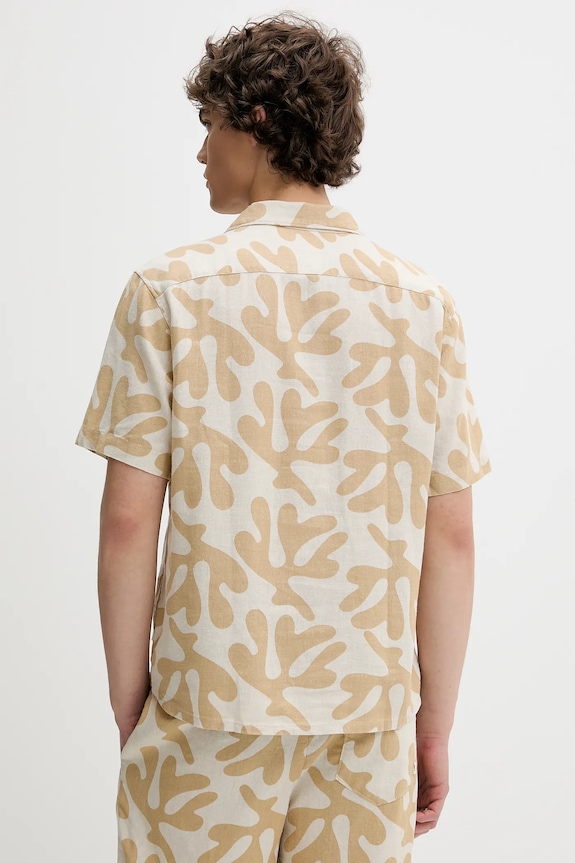 Abbigliamento Solid camicia 21108488 beige