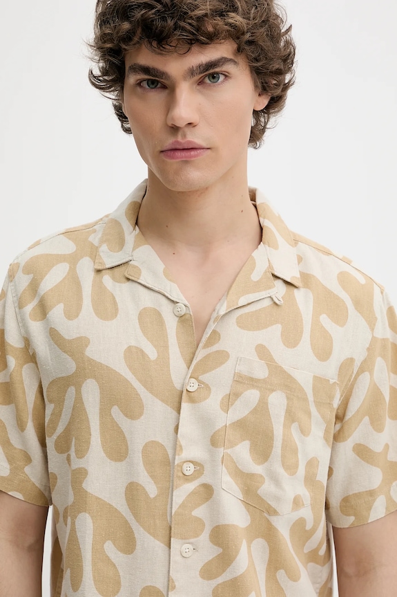 Solid camicia beige 21108488