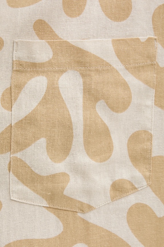 Solid camicia 21108488 beige