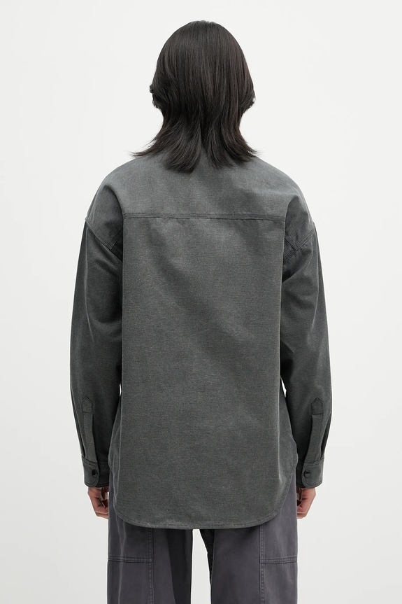 Oblečení Oboustranná košilová bunda AAPE Main Long Sleeve AAPSTM8502XXN černá